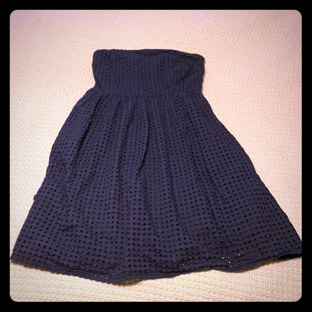 ✨ Eyelet Dress - Navy ✨